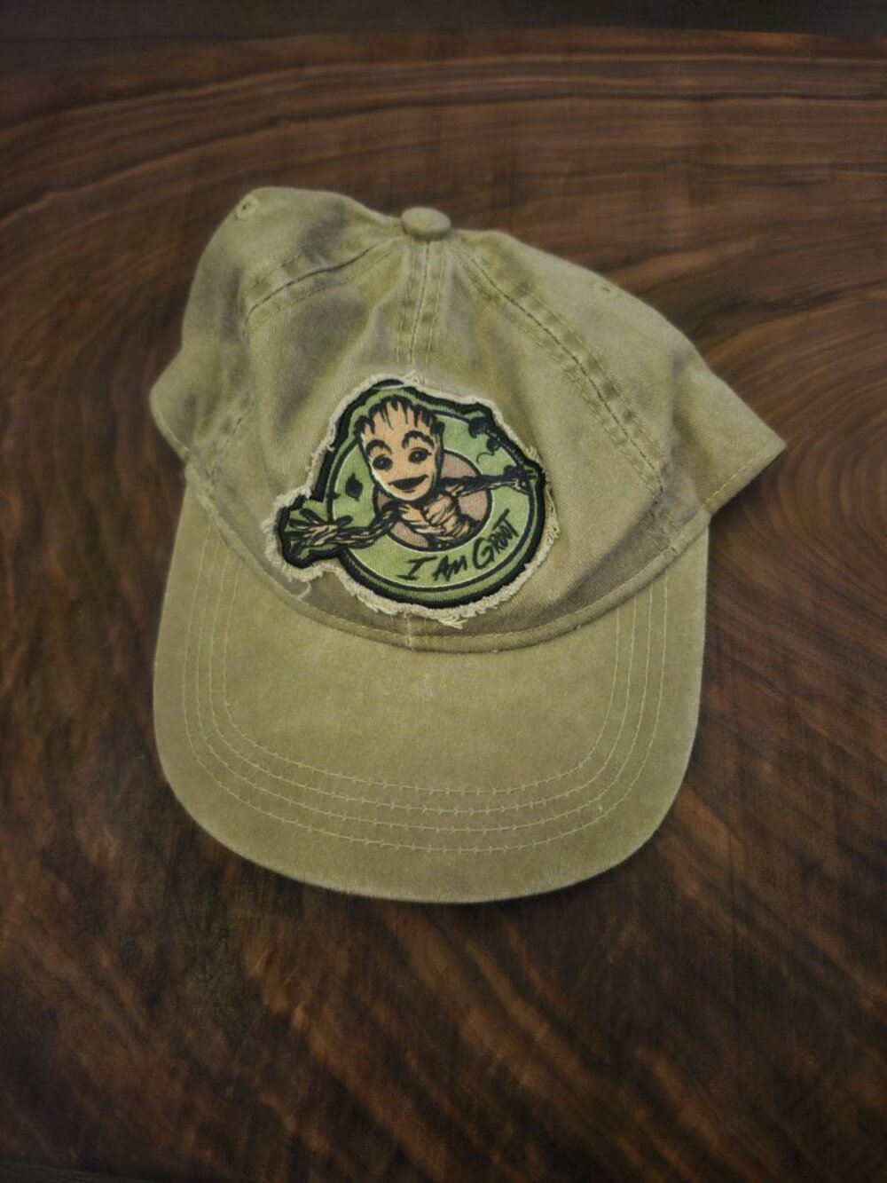 Marvel I Am Groot Green Baseball Cap Disney Parks Exclusive Adjustable with Tags